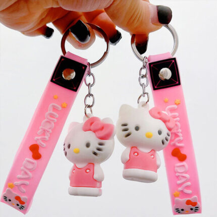Hello Kitty Keychain, Doll Cartoon Anime Car Key ring, Backpack Pendant, Purse Pendant Gifts For Girls, Keyring Gifts